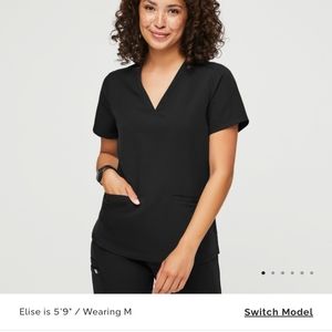 Figs Casma Three Pocket Scrub Top